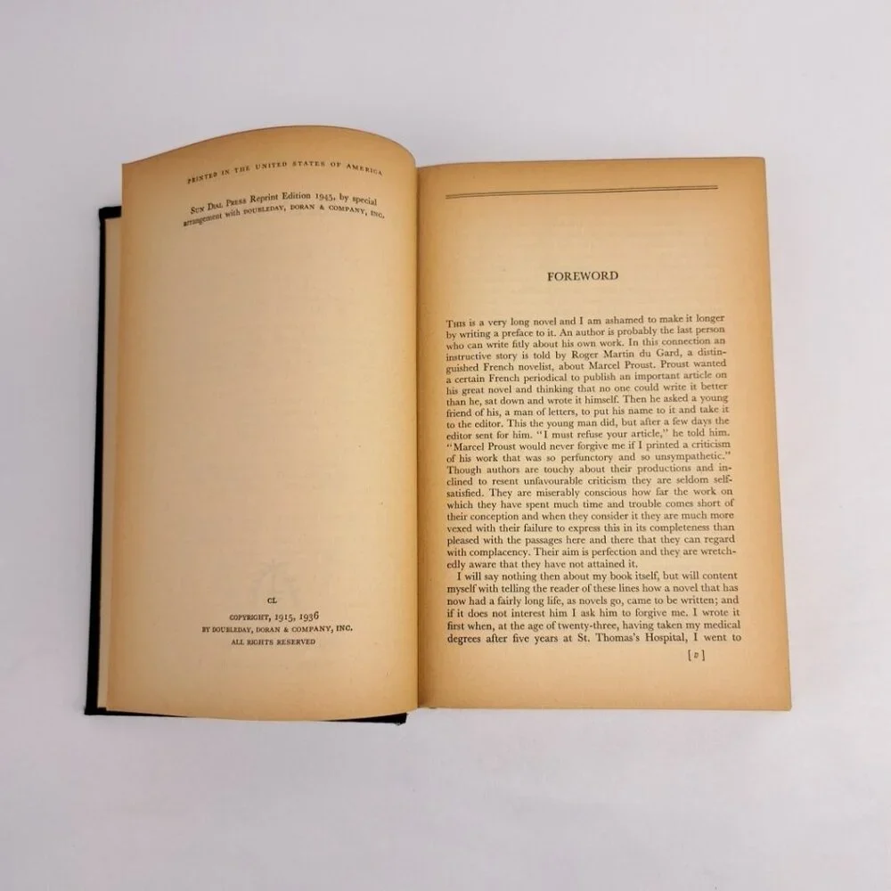 Bondage Book Human Somerset Maugham Garden City Hardcover - Picture 16 of 16
